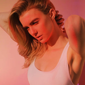 Woman in white tank top, BBL2228324