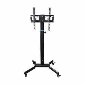 Black rolling TV stand