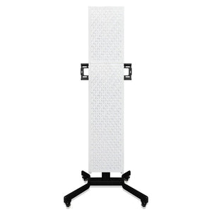 White patterned panel on a rolling stand - BBL2228335