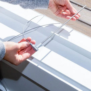 Installing gutter guard with tool