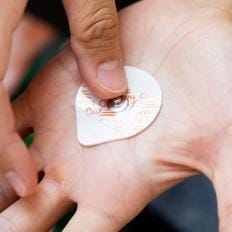 PAT30 hand with electrode sensor placement