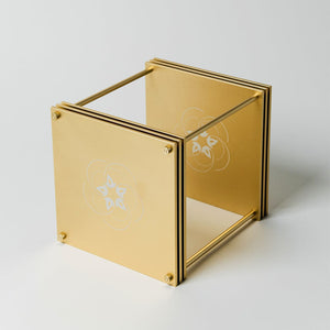 Gold Quantum Infinity Bloc Sculpture