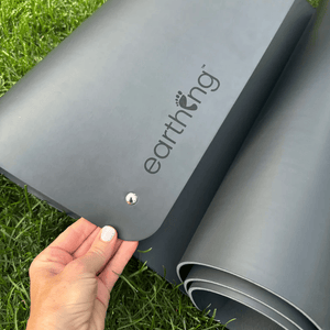 Earthing yoga mat detail