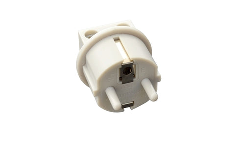 European Plug Adapter - Type F for Earthing