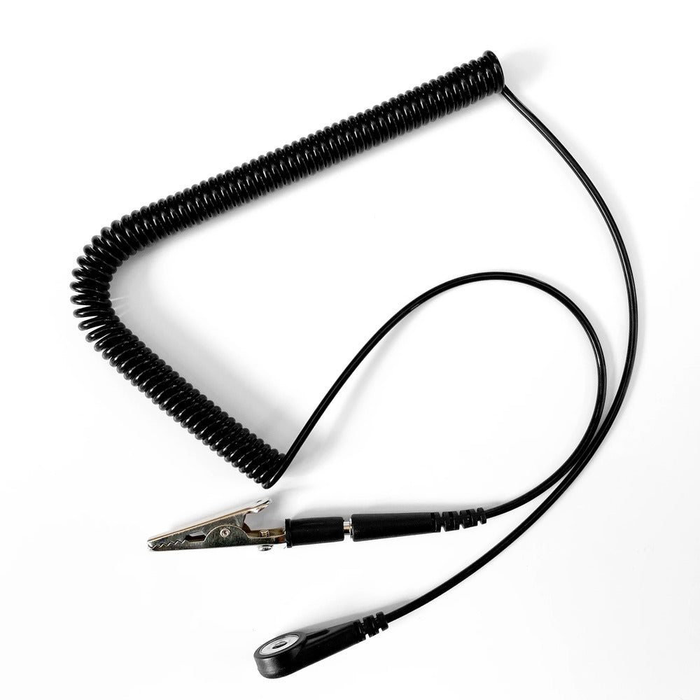 Earthing Coiled Alligator Cable