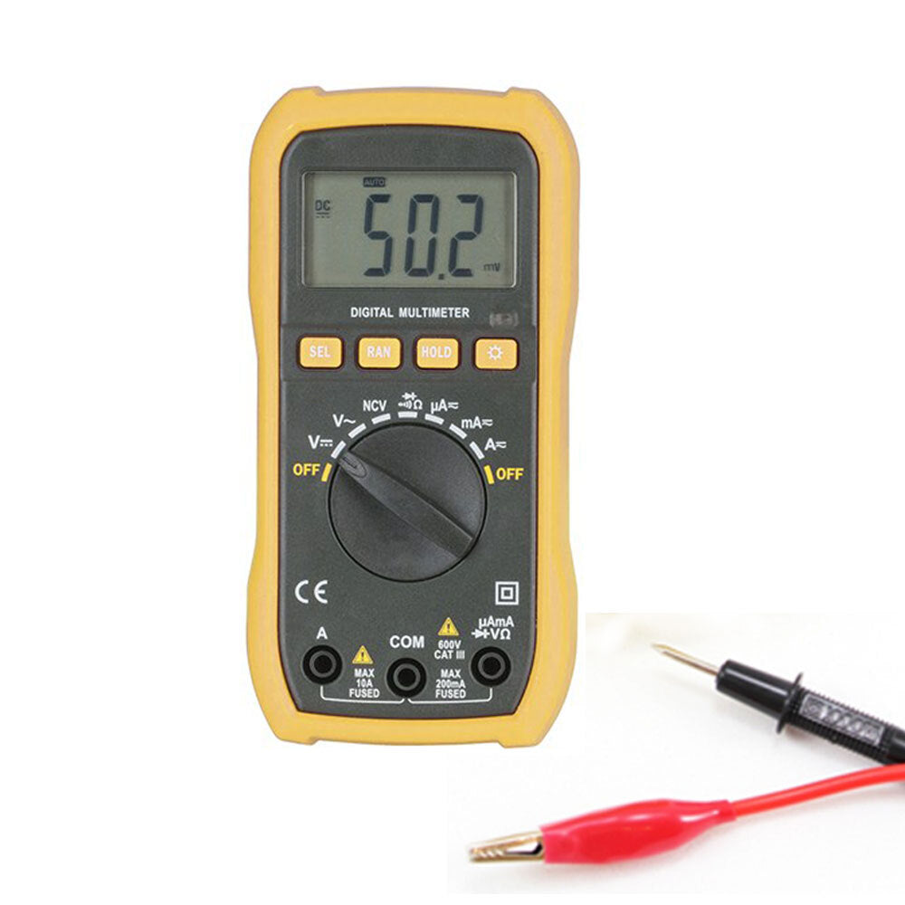 Autorange Multimeter with Alligator Cord